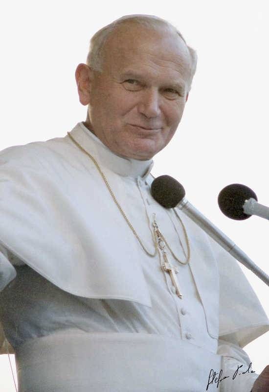 Giovanni Paolo II in visita a Genova